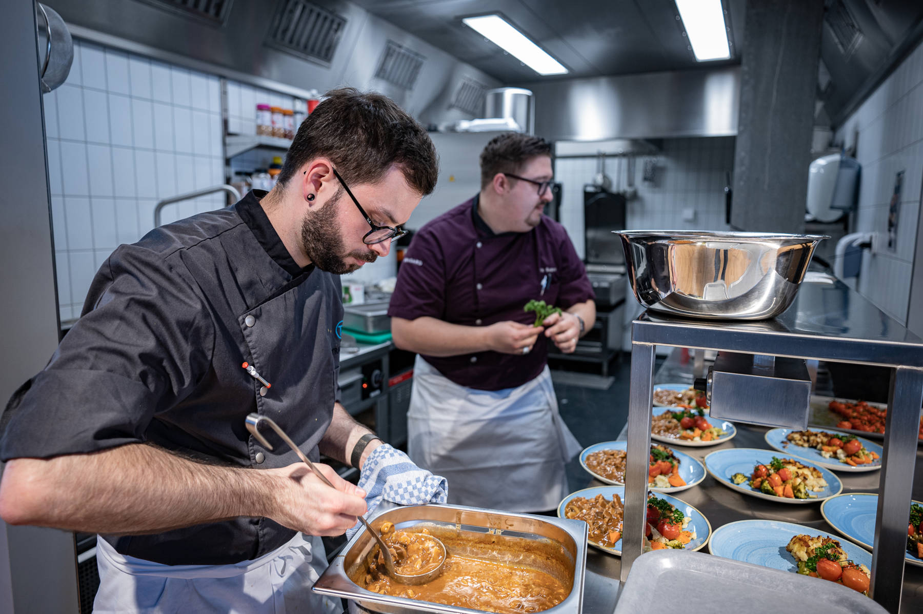 Köche an der Arbeit